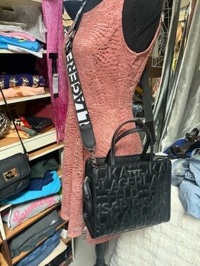 Karl Lagerfeld cross body purse and mini pouch